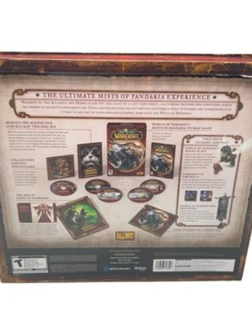 World of Warcraft Mists of Pandaria Collector Edition READ!